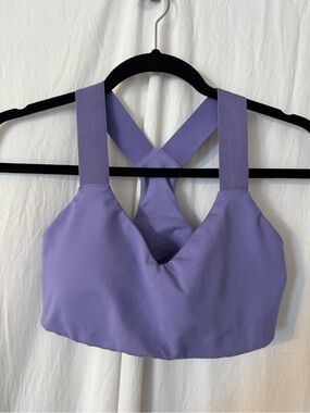 Aerie Lavender Cross-Back Bralette - Women Workout, with built in bra. Size Smal